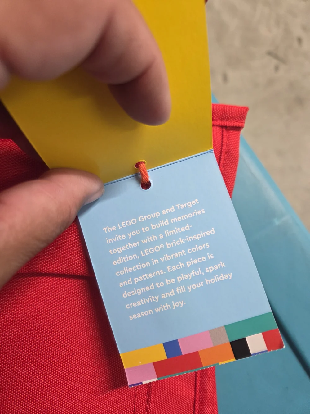 LEGO x Target Red Weekender Bag In Red Limited Release